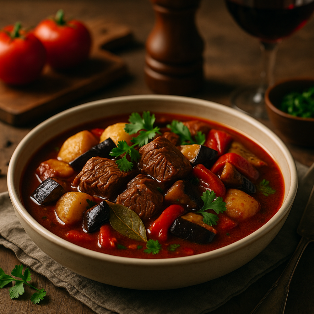 Chanakh (ragoût d'agneau aux légumes)